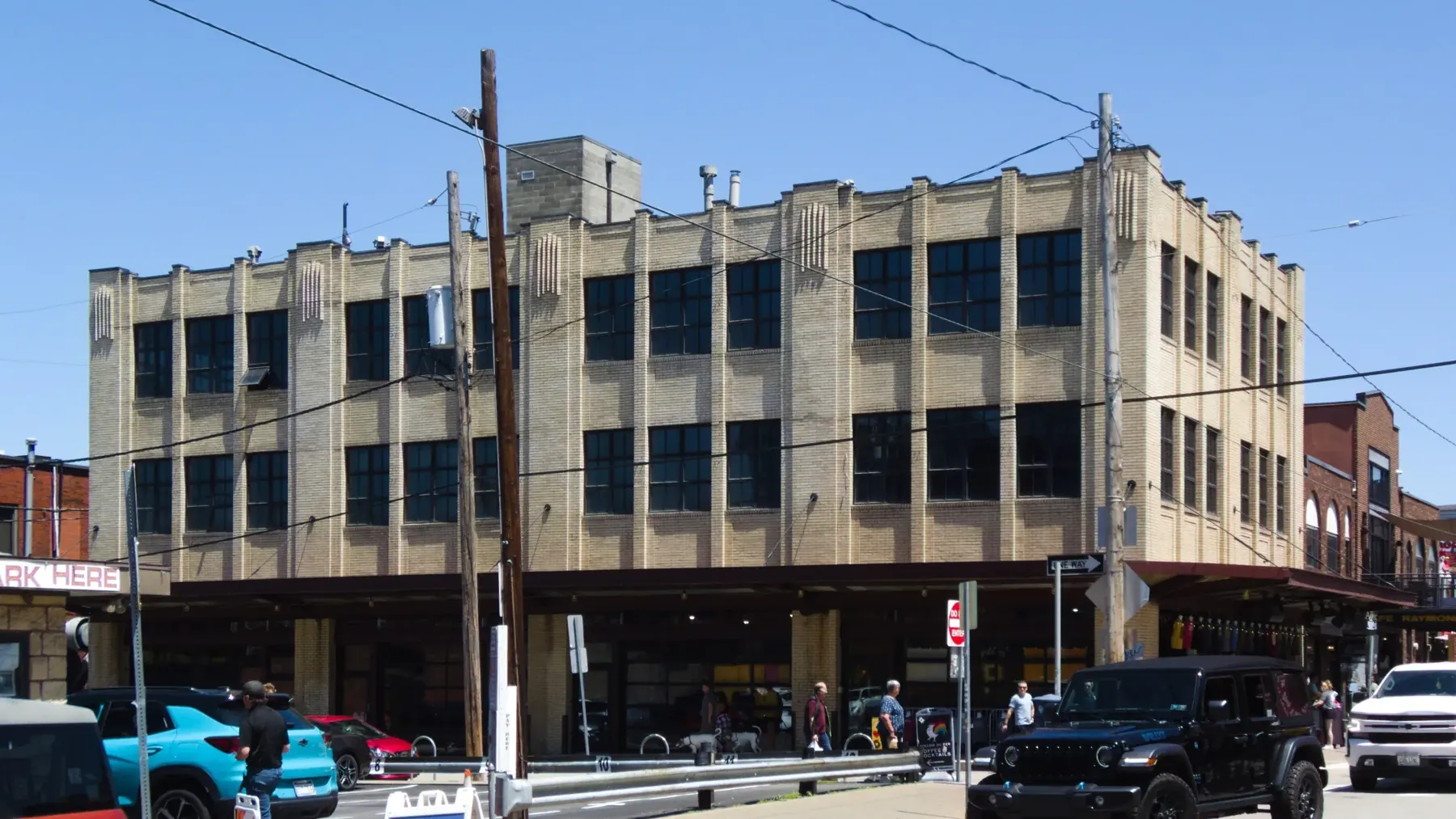 A three-story commercial building at 2001 Penn Avenue in the Strip District
